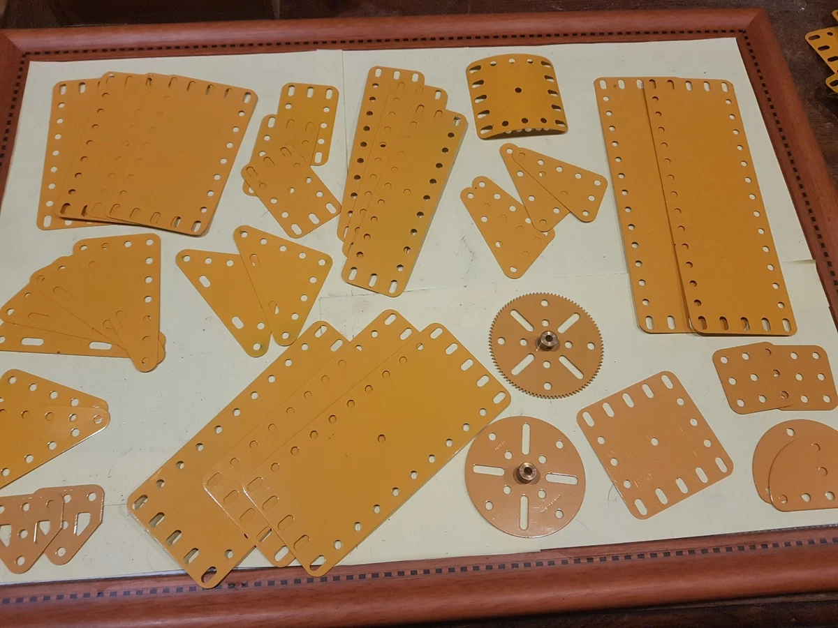 lot meccano ancien 4 plaques de lestages