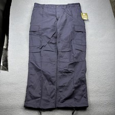 ROTHCO BDU Pants Navy Blue Military Style Button Fly Cargo Slacks XL Paratrooper