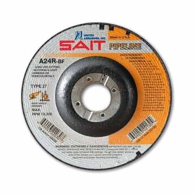 Sait 22042 6x1/8x7/8 Pipeline Metal Cut-Off Wheel Type 27 A24R