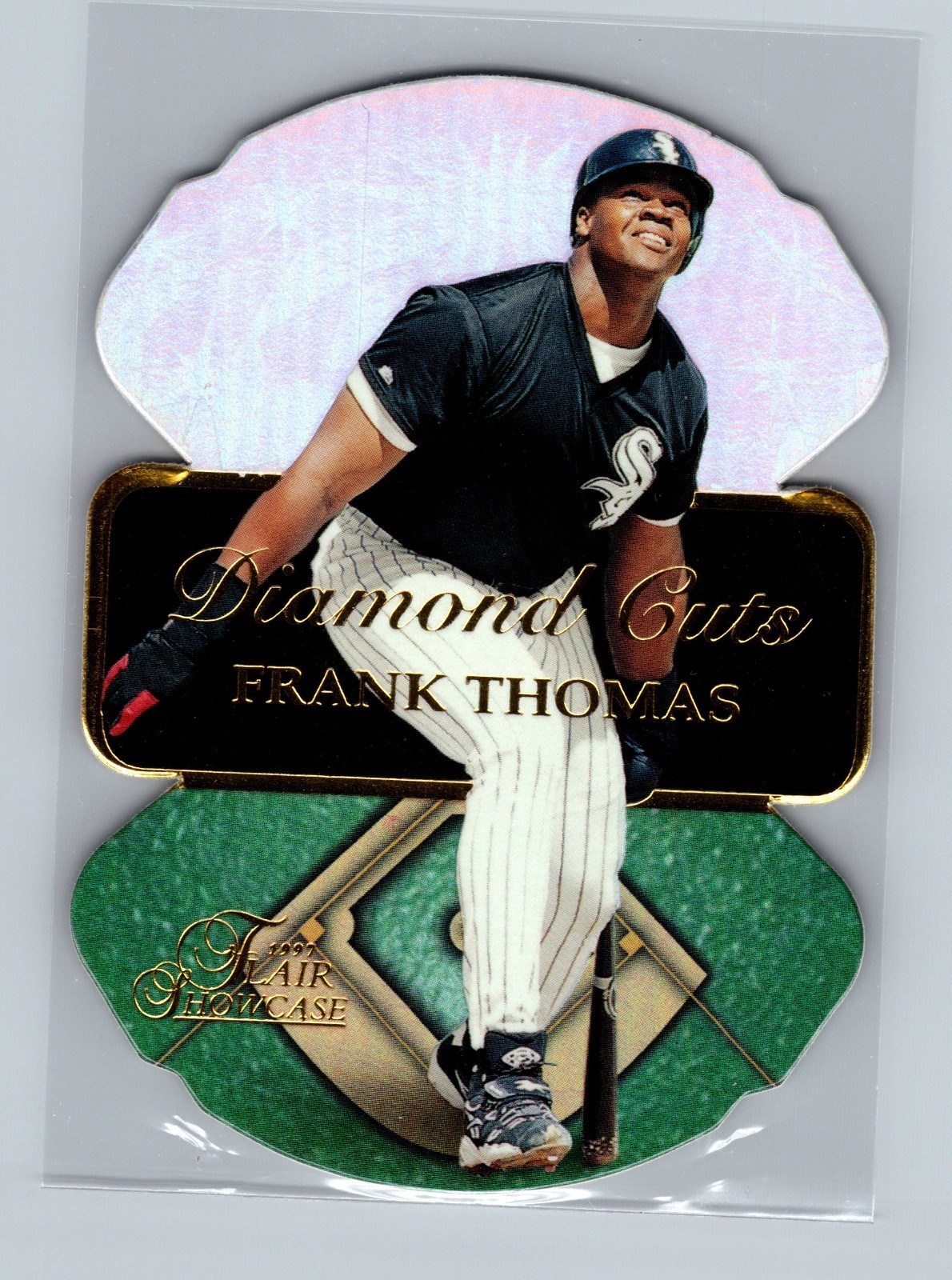 Frank Thomas 1997 Flair Showcase Diamond Cuts Die Cut #17 - Chicago White Sox