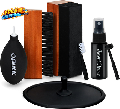 #ad 7 In 1 Vinyl Record Cleaning Kit Complete Vinyl Record Cleaner Solution Velvet $21.68