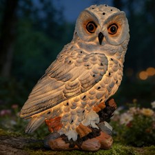 Owl shaped garden decoration resin animal yard decoration Christmas gift