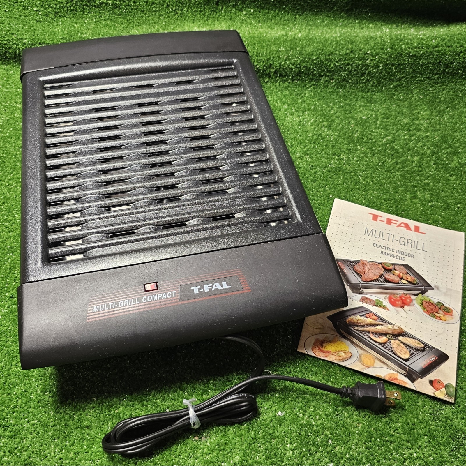 NWOB T-Fal Multi-Grill Compact Indoor Electric Barbecue Smok