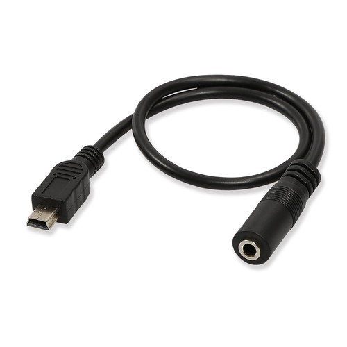 Qaoquda (2-Pack) Mini USB Male to 3.5mm Female Audio Cable for Active Clip Mi - Picture 6 of 7