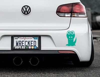 Entzückende Alligator Autoaufkleber Autoaufkleber