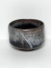 Vintage Japanese Pottery Yashima Ware Chawan Matcha Tea Bowl Excellent Condition