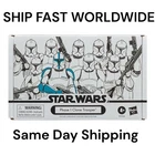 Star Wars Vintage Collection Phase I Clone Trooper 4-Pack Army Set Hasbro TVC