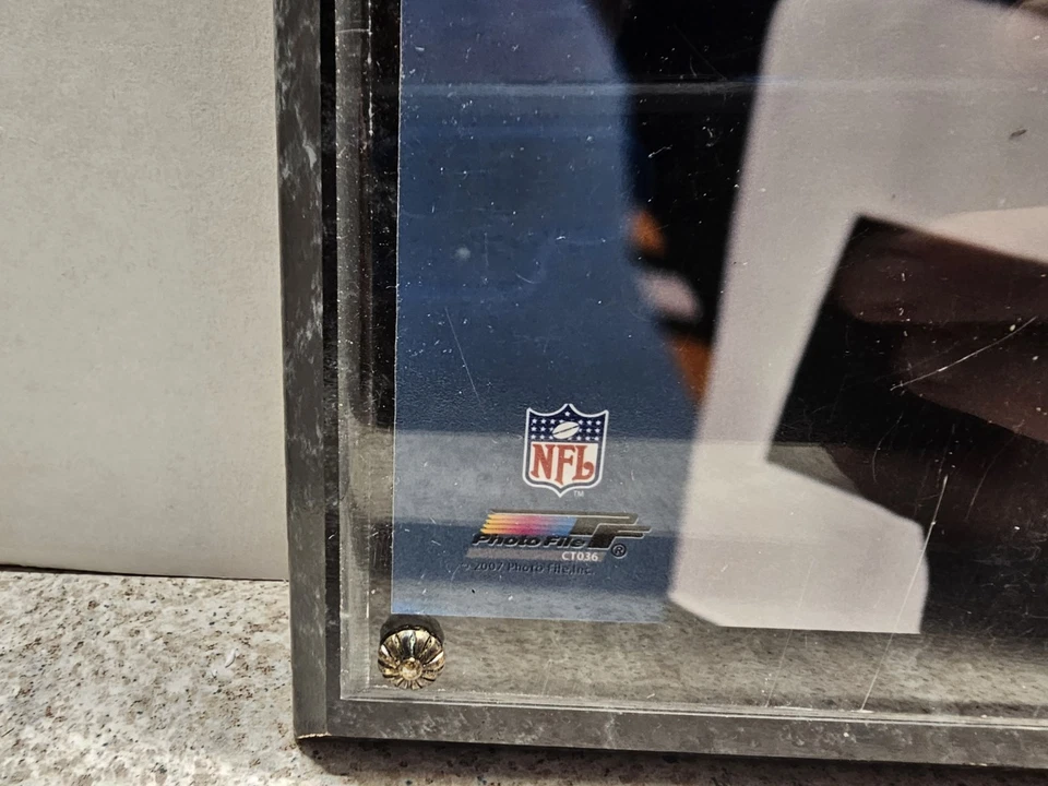 Archivo de fotos de Jack Lambert Pittsburgh Steelers NFL 2007 8x10 en placa de 12x15 Foto 2 de 4