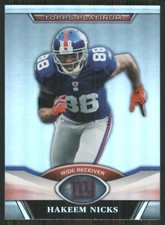 2011 Topps Platinum #104 Hakeem Nicks New York Giants 3245