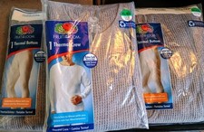 NWT Men's XL Gray Fruit of Loom Thermal Waffle Top (1) & Bottoms (2), 3pc Total