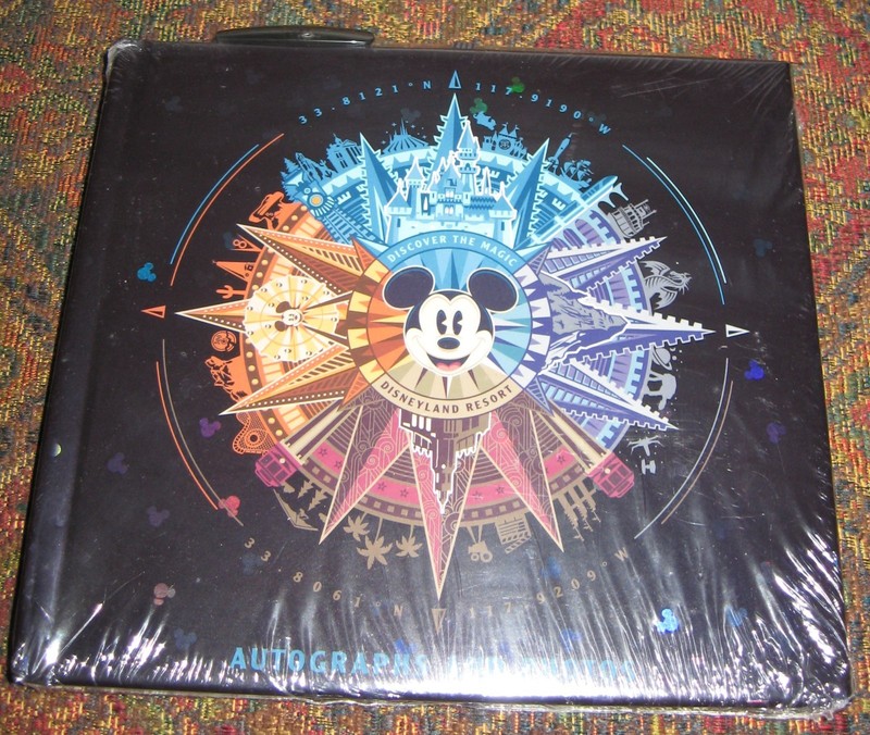 DISNEYLAND/WALT DISNEY  WORLD AUTOGRAPH BOOK W / INK PEN NEW SHIP FREE TO U.S.
