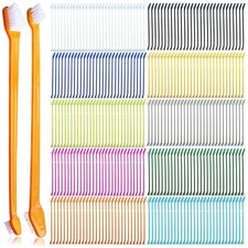 300 Pcs Dog Toothbrush Cat Tooth Brushes Bulk, Double Sided Brushing Kit, Tee...