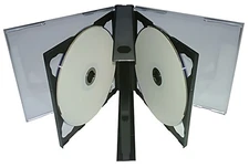 Black Quintuple 5 Disc CD Jewel Case Lot