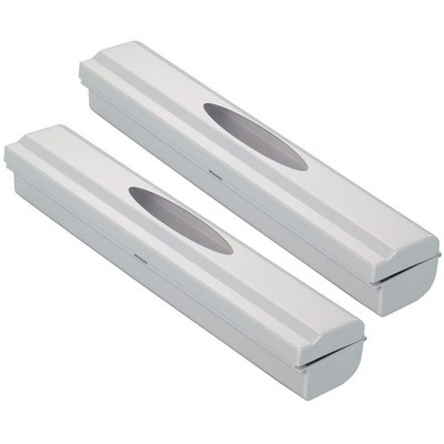WENKO Perfect Cutter L Folienmesser, grau, 2er-Set