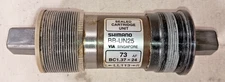 Shimano BB-UN25 Bottom Bracket – 73mm Shell, LL113 Spindle – Square Taper – Good