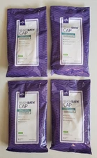 4 Medline ReadyBath Rinse-Free Conditioning Shampoo Caps