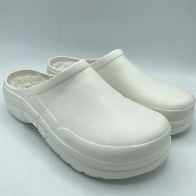 CASLON White Faux Fur Lined Women's Rosy Garden Cozy