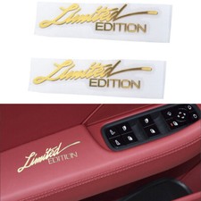 2X Limited Edition Emblem 3D Metal Car Sticker Decal Car Motorcycle Accessories 