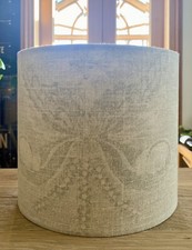 MADE TO ORDER LAMPSHADE KATE FORMAN JOSEPHINE FABRIC STONE DRUM OR TAPERED