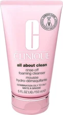NEW Clinique All About Clean Rinse-Off Foaming Cleanser - Full Size - 150 ML