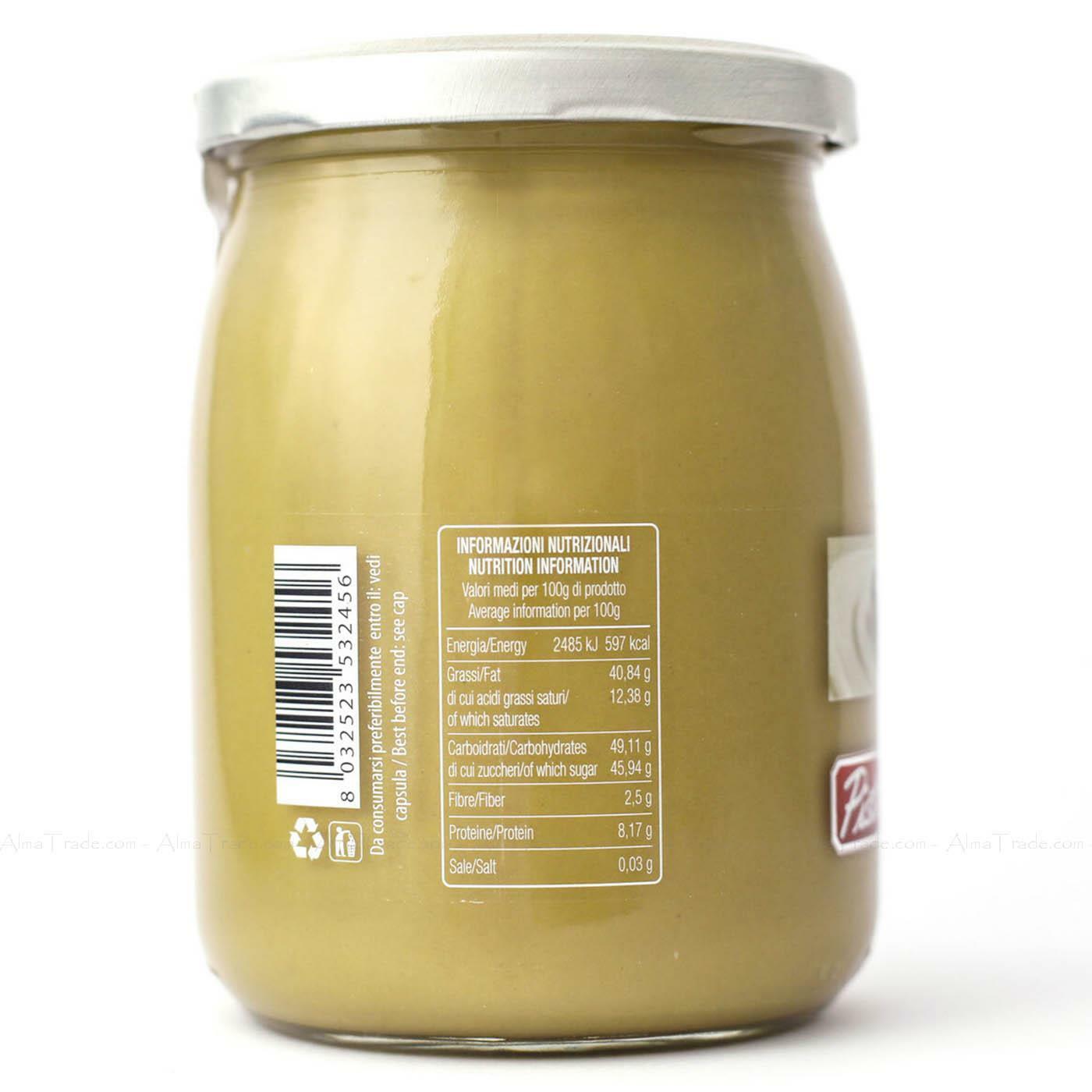 Pisti Sicilian Pistachio Cream Spread Bread Baking Spreadable Paste Jar