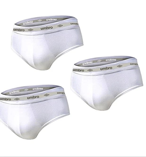 SET 6 PEZZI SLIP UOMO umbro INTIMO MUTANDA BIANCO NERO ASSORTITO DA S A XXL - Immagine 2 di 2