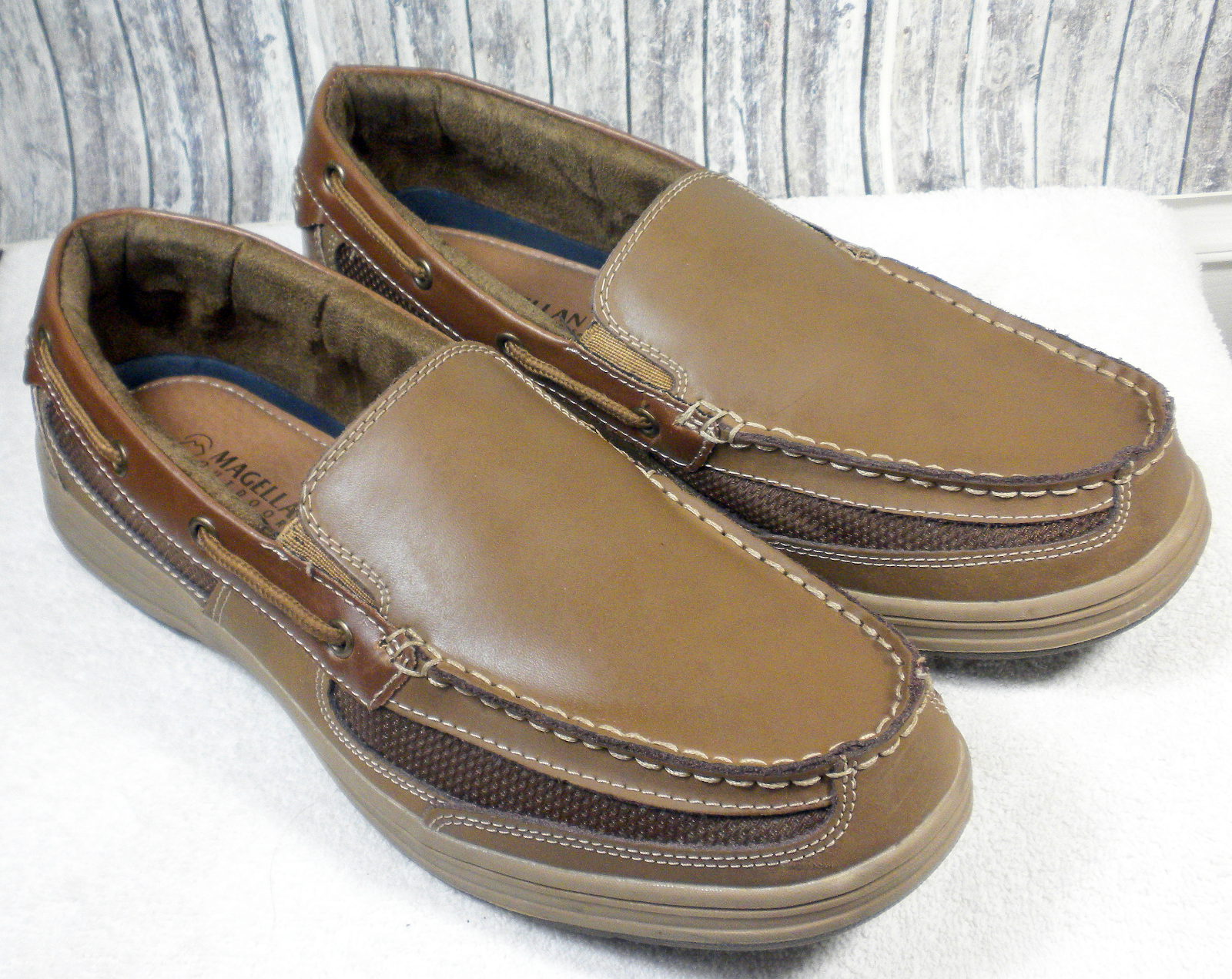 Loafers Casual Brown Boat Shoes 