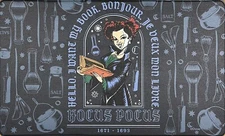 Disney Hocus Pocus Halloween Anti-Fatigue Kitchen Mat Rug 18”x30” I Want My Book