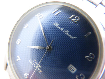 CLAUDE PASCAL Unisex Uhr, Quarz,mit Datumsanzeige, guter Zustand - RAR !