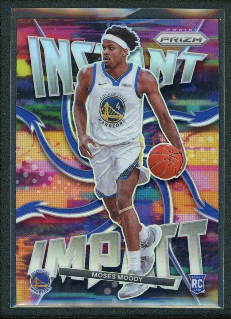 2021-22 MOSES MOODY PANINI PRIZM INSTANT IMPACT SILVER ROOKIE RC #24