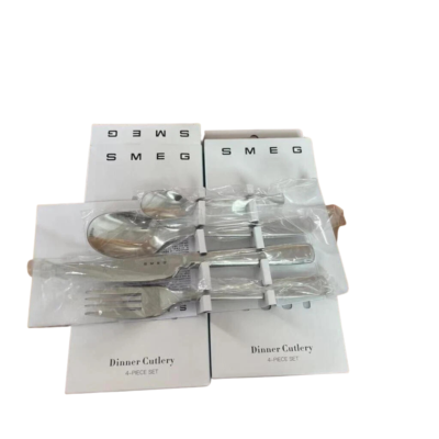 SMEG Stainless Steel 4 Piece Cutlery Set European-Style Tableware