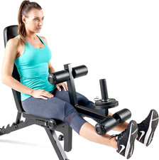 Adjustable 6 Position Utility Bench with Leg Developer and High Density Foam Pad