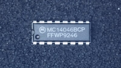 Quantity 5 - Motorola MC14046BCP Phase Locked Loop (PLL) DIP8 - New