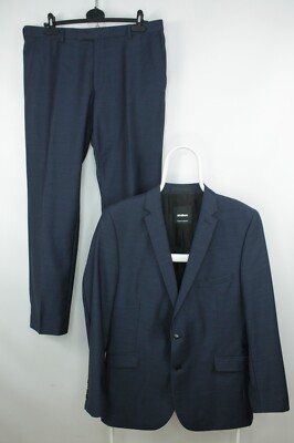 Strellson Allen Mercer Blue Wool Super 110's Slim Fit Formal Suit Men's 40/50R