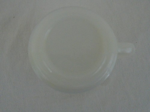 One Vintage Upper Canada Glass bake Milk Glass Stack-able Mug - Picture 7 of 7