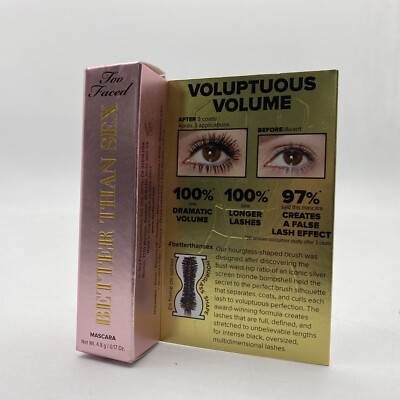 Too Faced Better Than Sex Mascara in Reisegröße - Schwarz 4,8 g. B64