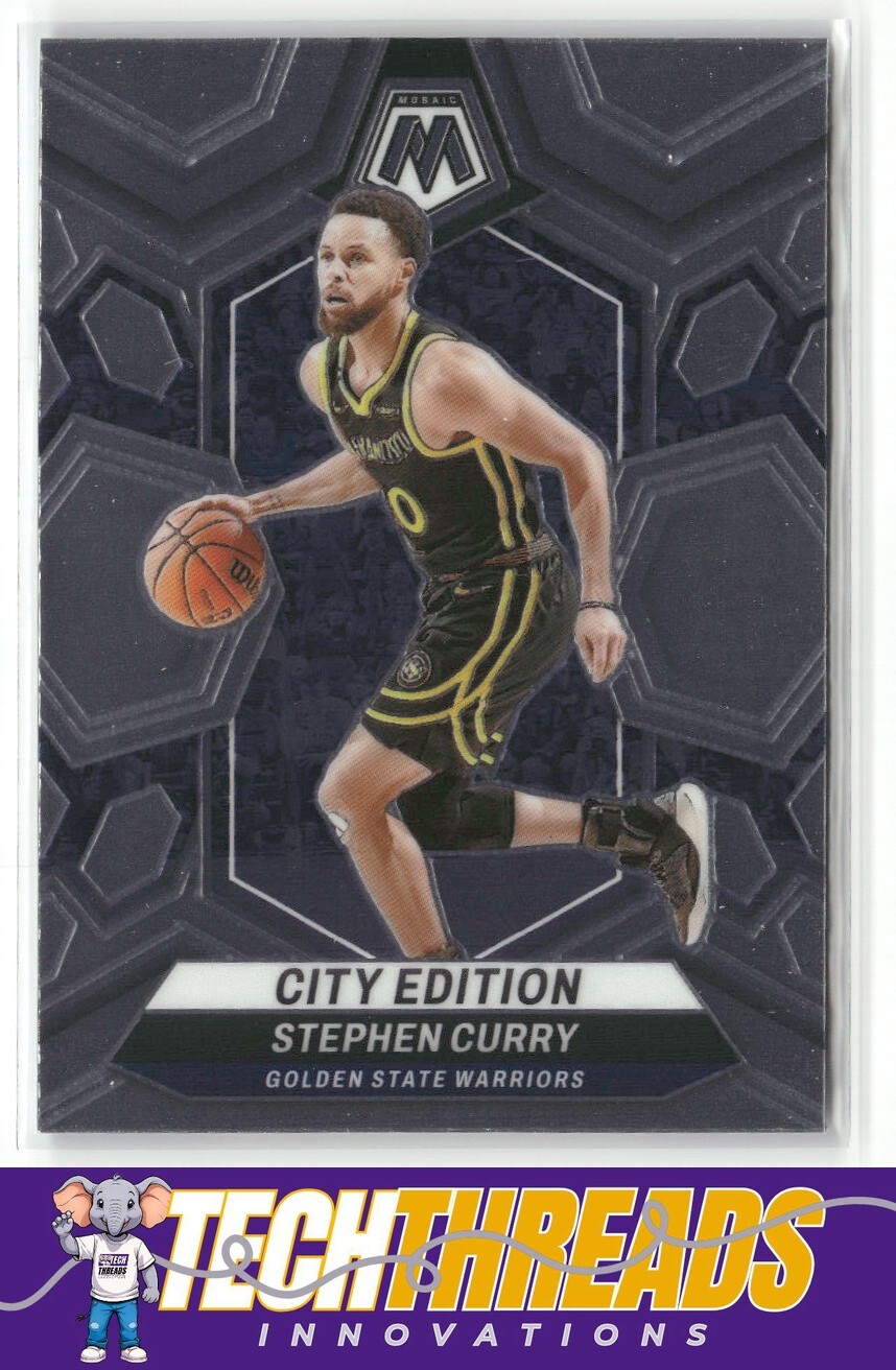 2023-24 Panini Mosaic #276 Stephen Curry City Edition