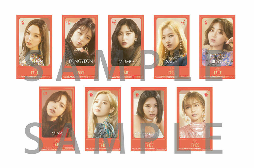 TWICE ICカード TWICE（トゥワイス）ICカードシール 【選択別9種】 : 韓流shop