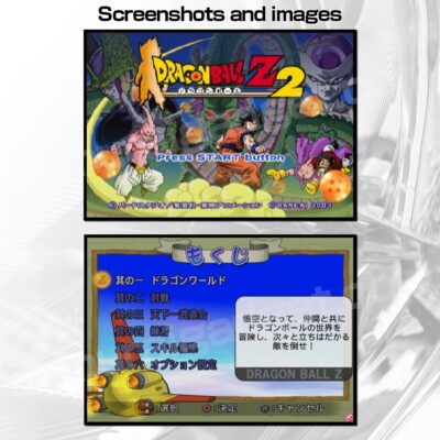 Jeu Dragon Ball Z Budokai 2 PS2 - Version Japonaise NTSC-J, Bon état