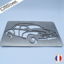 Dessous de Plat 4CV en Inox - 30cm x 20cm - Véhicule Vintage
