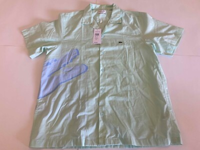 Lacoste Short Sleeve Button Down Shirt - Brand New S- M-L-XL-XXL - Mint Green X