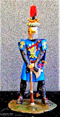 French Knight - Russian Painted Lead EK Castings EKM49