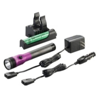 Streamlight 75492  Purple Stinger DS LED HL Rechargeable Flashlight - 120/DC