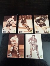 pro set 1991-1992 hall of fame black and white cards