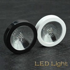 LED Light Cocktail Display Base Crystal Glass Laser Round Stand Home Bar Decor