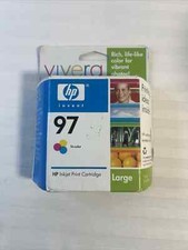 NEW SEALED  GENUINE HP 97 Tri-Color Ink Cartridge C9363WN 140 Exp 04/2007