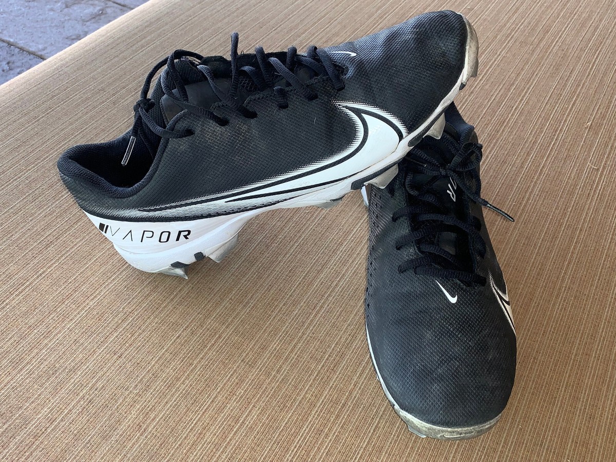 Men’s Nike Fast Flex Vapor Black and White Football Cleats Nike Vapor Edge Pro 360 2  main image 4
