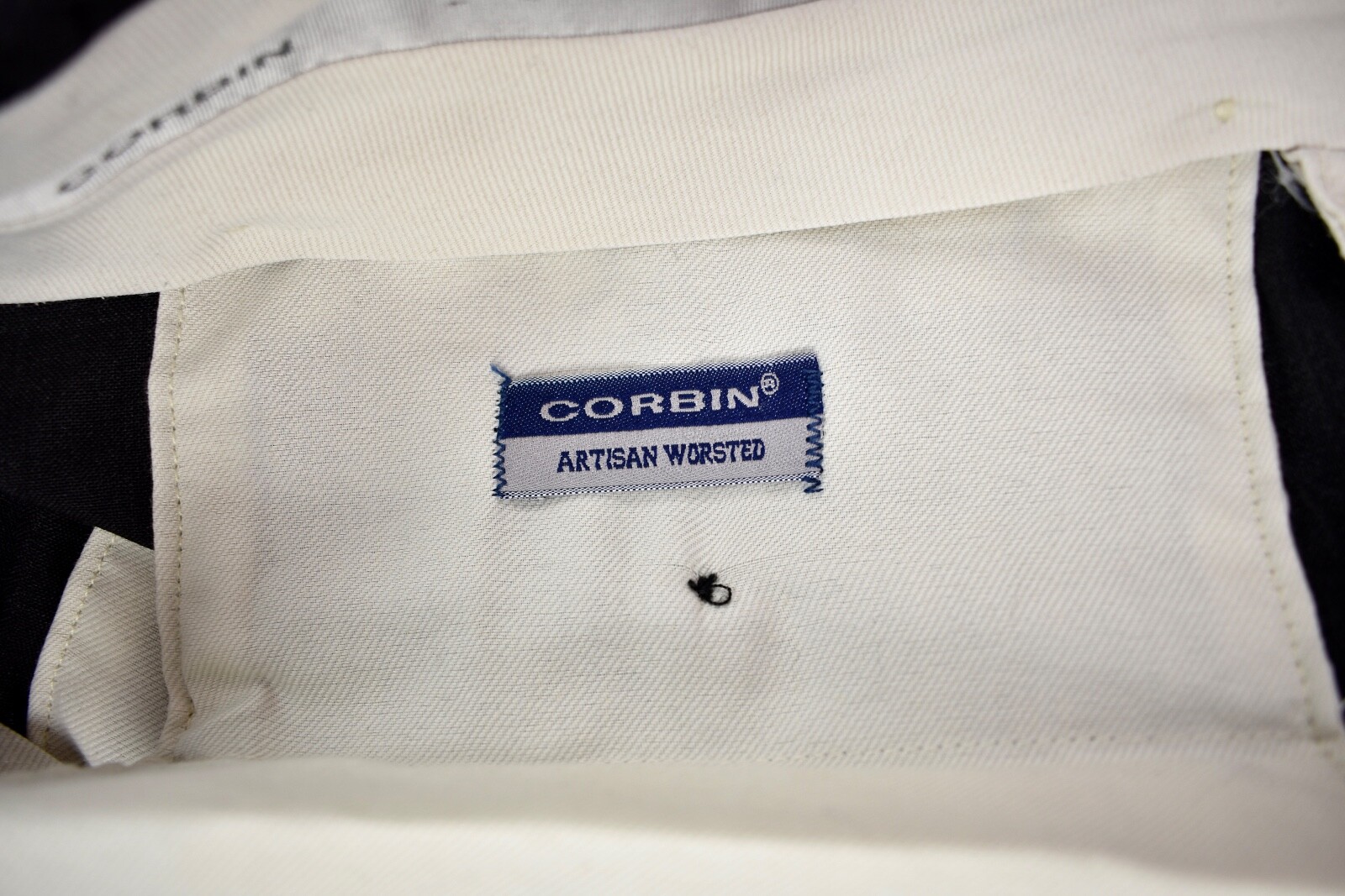 Corbin Artisan Worsted Solid Dark Gray Wool Dress… - image 6