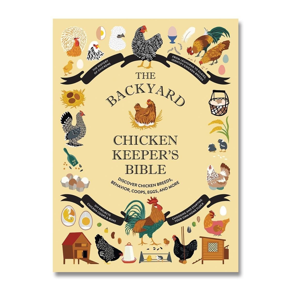 Collins Backyard Pollo Custodi Bibbia Identificazione Pronto Pollame Eco Rigida