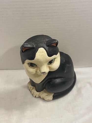 Vintage Cast Iron Back Cat Doorstop Upper Deck LTD.TM Copyrighted 1991-1996 - Picture 13 of 24